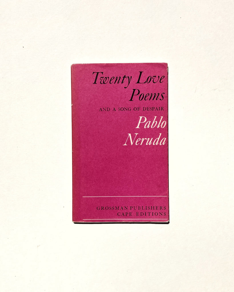 Twenty Love Poems and a Song of Despair by Pablo Neruda | BOOK/SHOP
