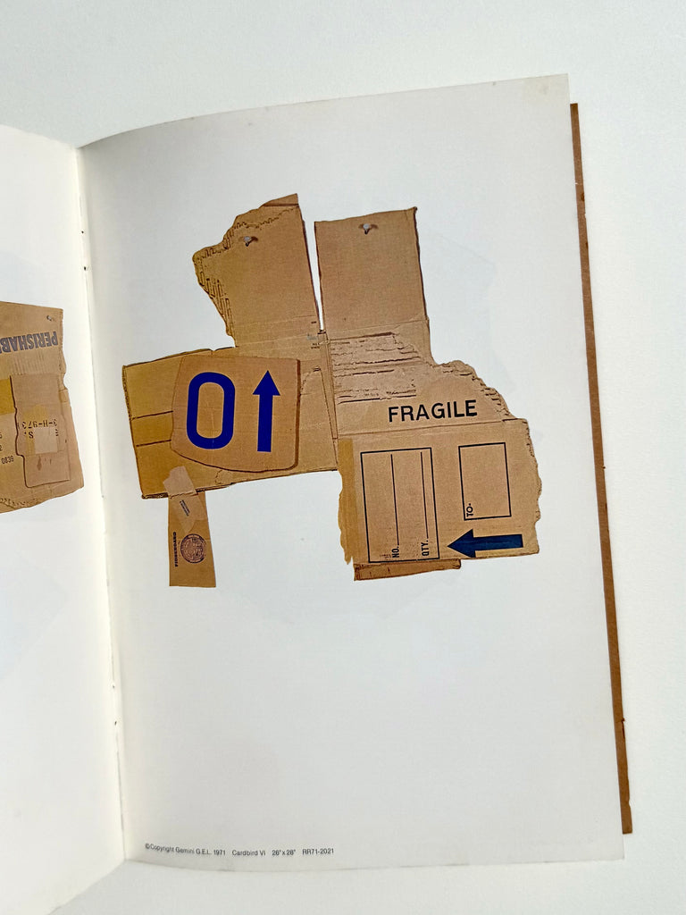 Cardbirds, by Robert Rauschenberg | BOOK/SHOP