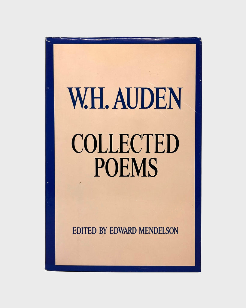 W.H. Auden Collected Poems ed. by Edward Mendelson