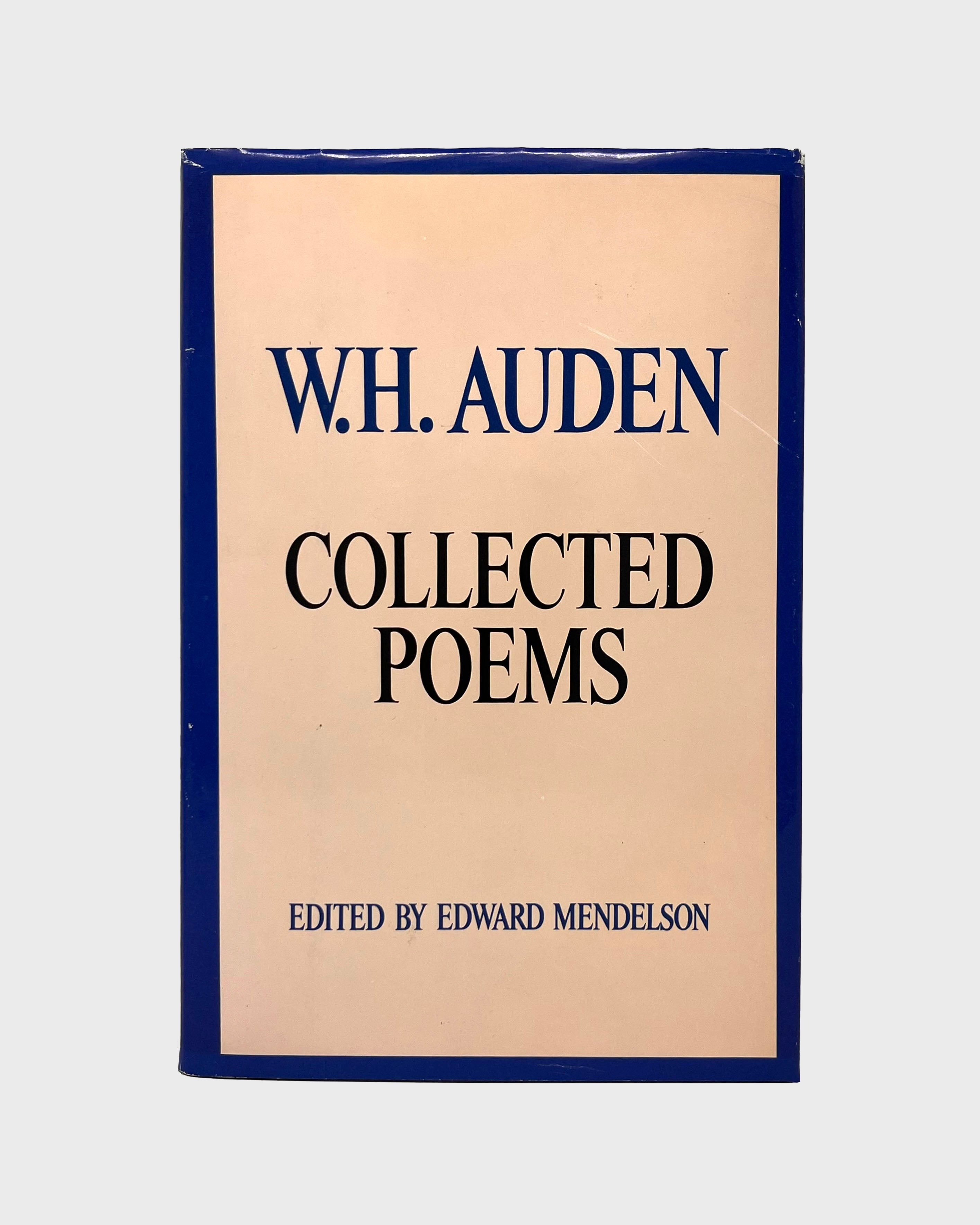 W.H. Auden Collected Poems ed. by Edward Mendelson | BOOK/SHOP