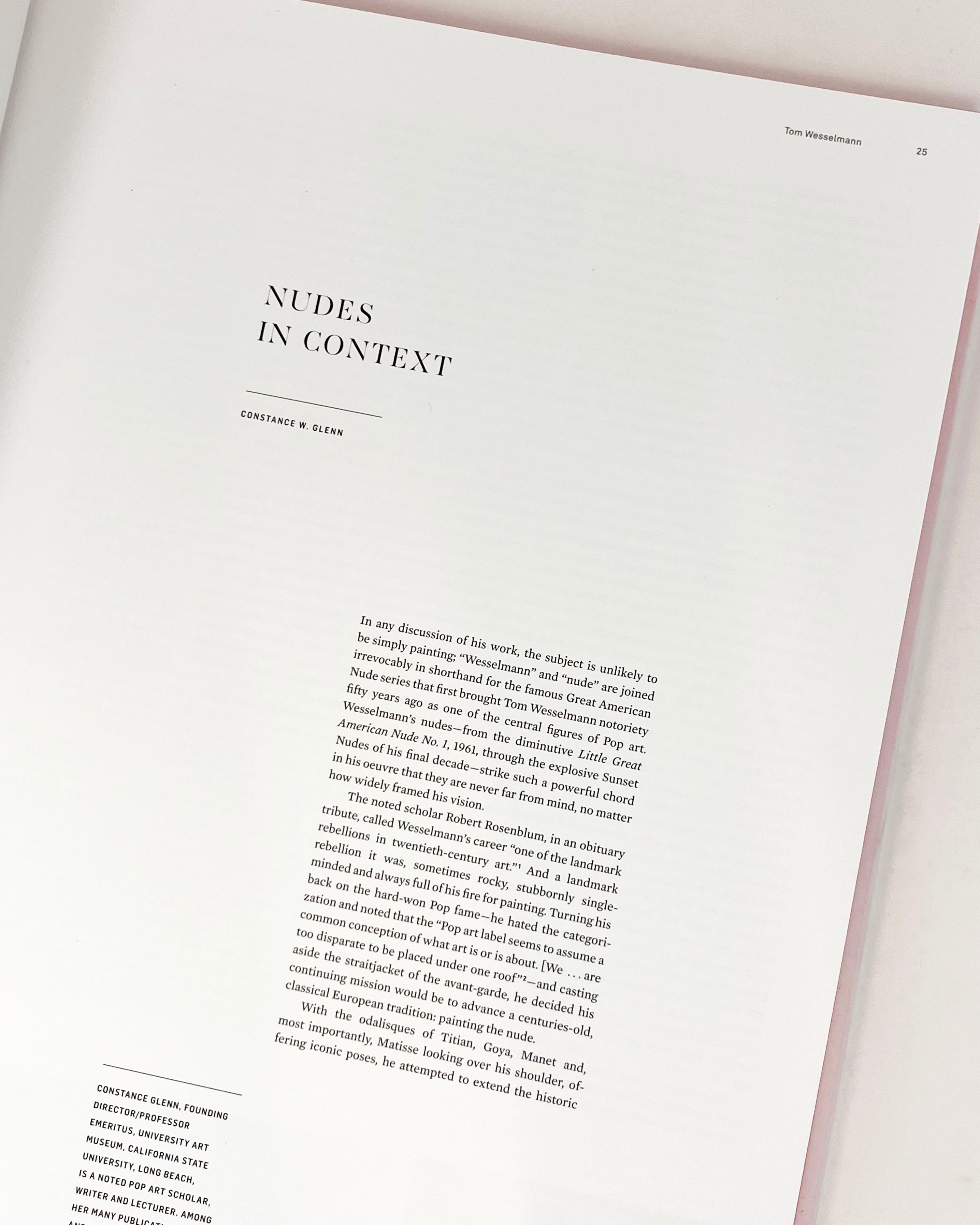 Tom Wesselmann ed. by Stéphane Aquin | BOOK/SHOP