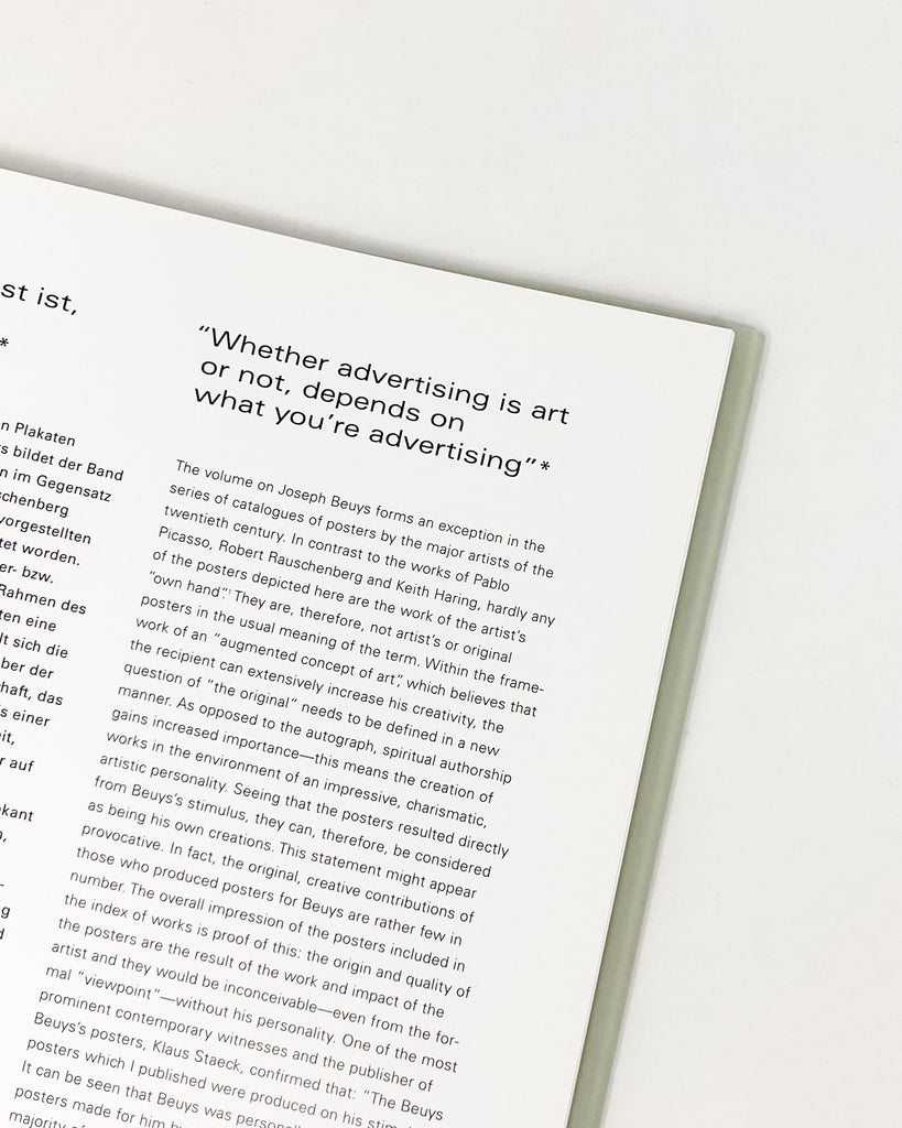Joseph Beuys: Posters by Isabel Siben