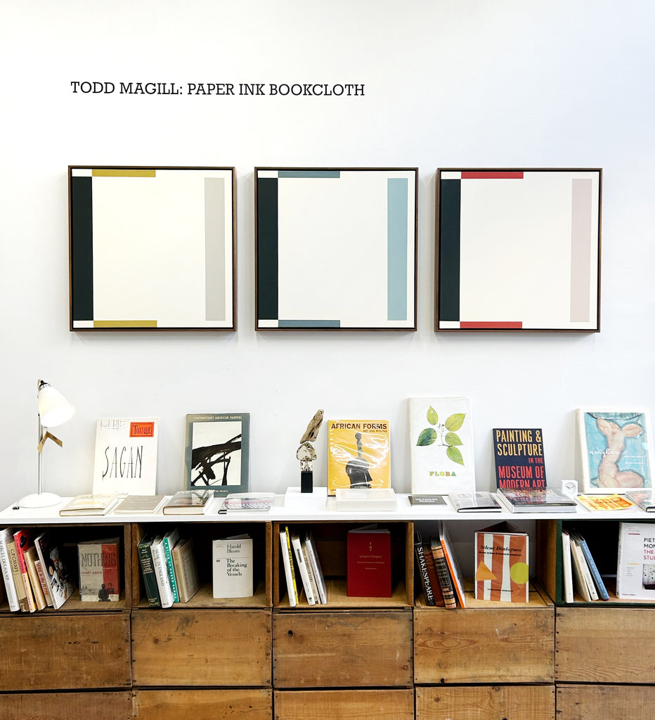 NEW PAINTINGS BY TODD MAGILL: PAPER INK BOOKCLOTH