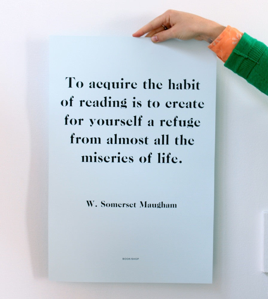 "THE HABIT OF READING" Print