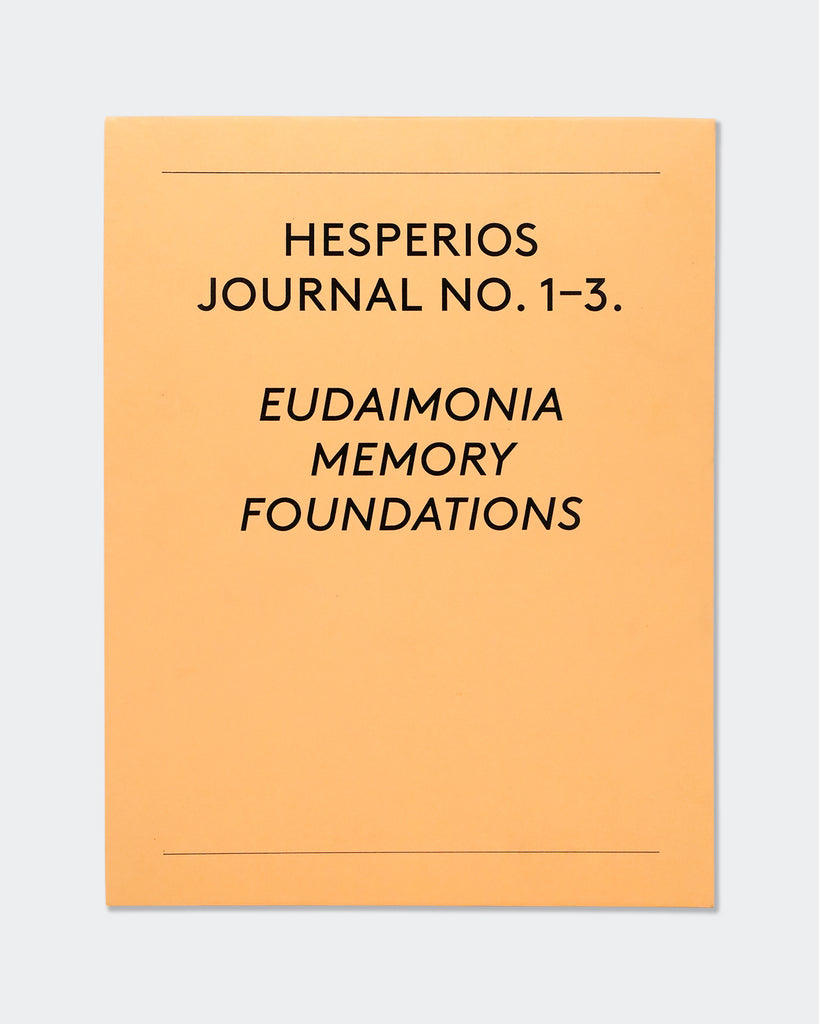 Hesperios Journal No. 1-3