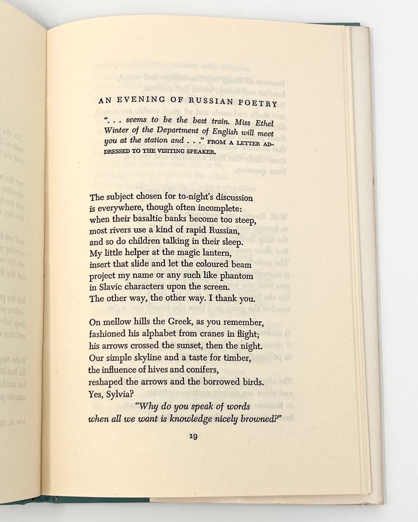 Poems by Vladimir Nabokov