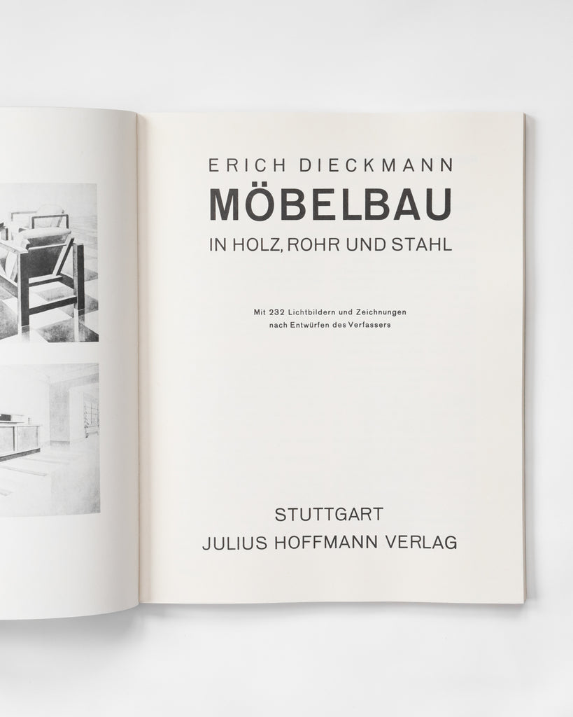 Möbelbau: In Holz, Rohr Und Stahl by Erich Dieckmann