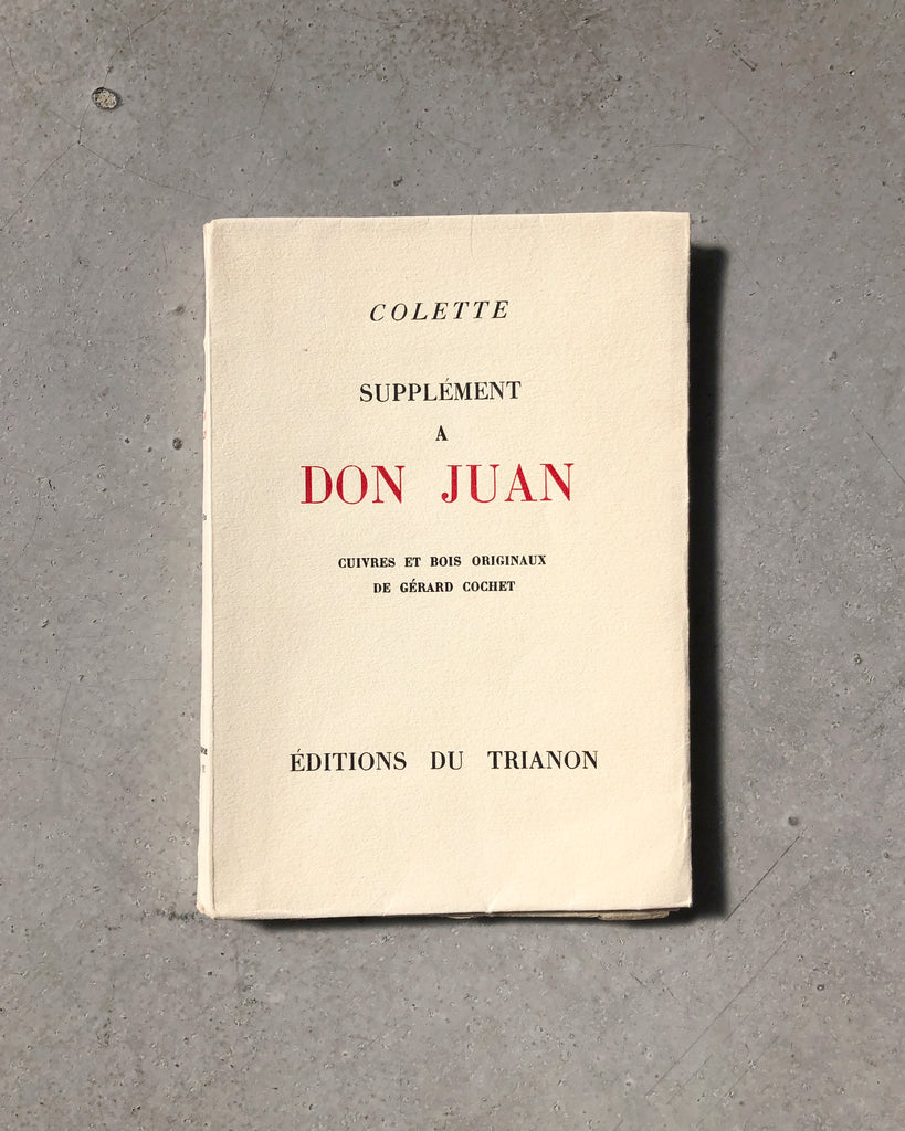 Supplément a Don Juan by Colette (Fr.)