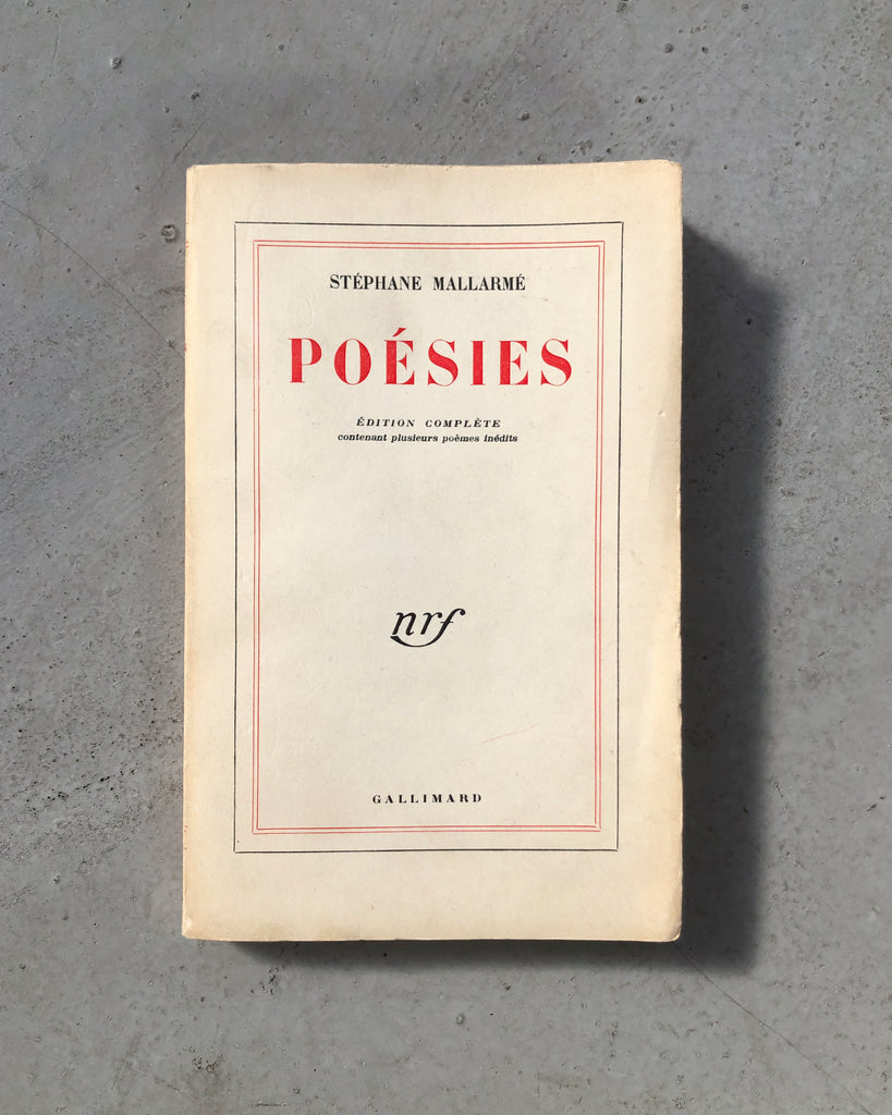 Poésies by Stéphane Mallarmé (Fr.)