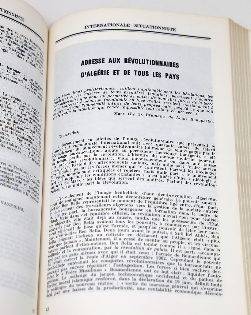 Internationale Situationniste 1958-69