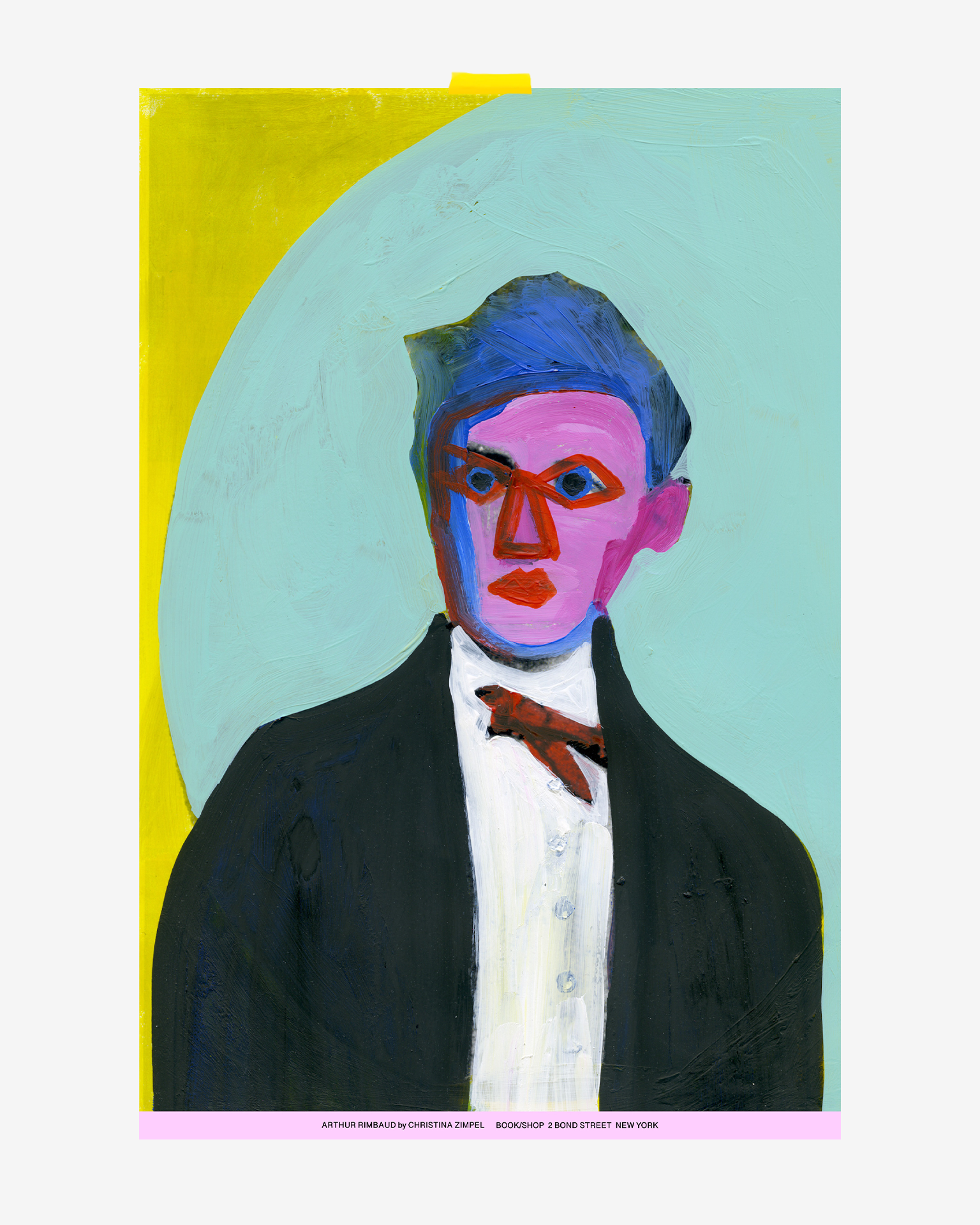 Author Series Poster by Christina Zimpel: Arthur Rimbaud | BOOK/SHOP